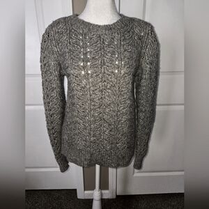 Gray Banana Republic Italian Yarn Alpaca Wool Sweater-Size M